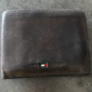 Portefeuille Marron Tommy Hilfiger Cuir