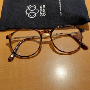 Optical Center Lunettes rondes écaille
