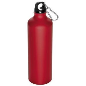 Gourde rouge avec mousqueton