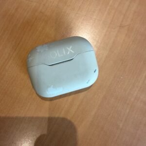 SOLIX Boîtier d'écouteurs sans fil bleu clair