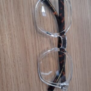 Lunettes de vue transparentes branches écaille